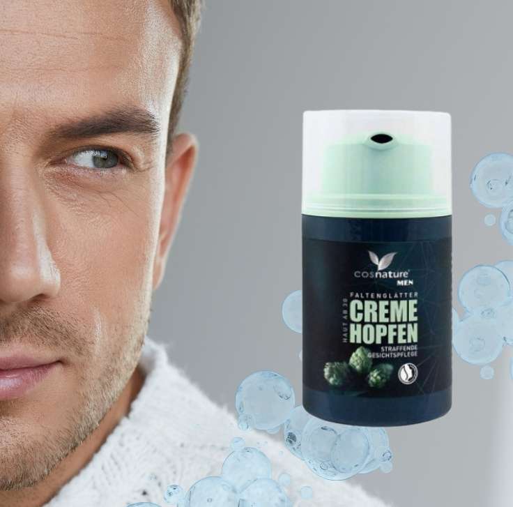 Crema Facial Reafirmante Lúpulo HOmbre de Cosnature coenzima Q10